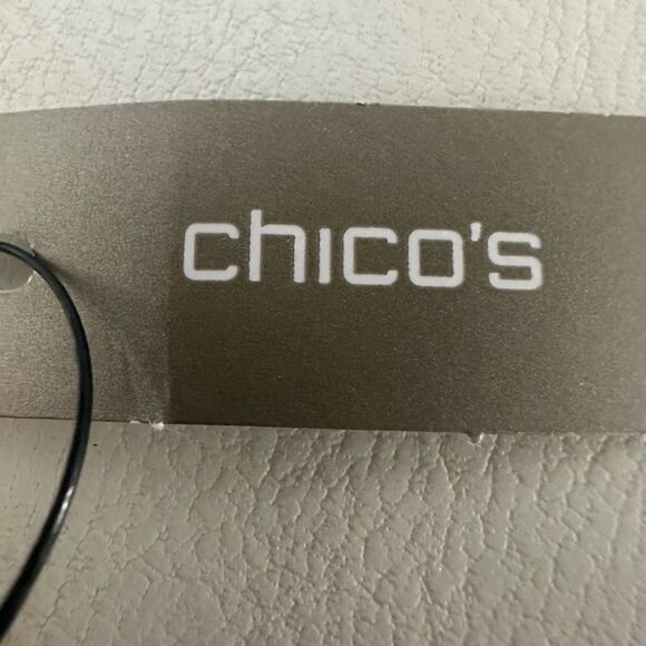 Chico's Presley Brown and Orange Beaded Bracelet. - Picture 2 of 3